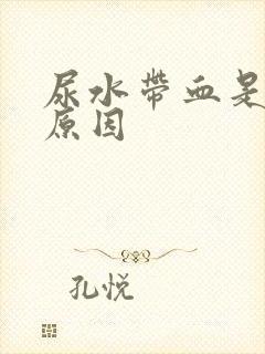 尿水带血是什么原因