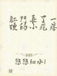 肛门长了一个很硬的小疙瘩