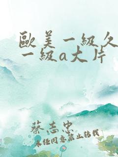 欧美一级久久久一级a大片