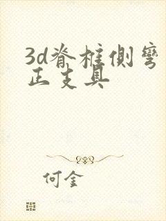 3d脊椎侧弯矫正支具