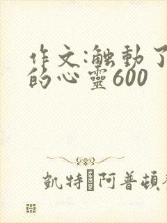 作文:触动了我的心灵600