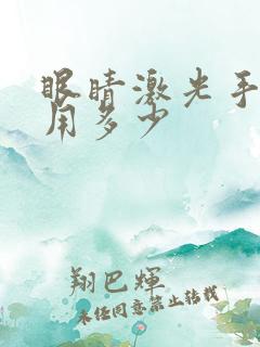 眼睛激光手术费用多少