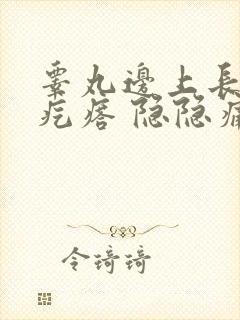 睾丸边上长个硬疙瘩 隐隐痛