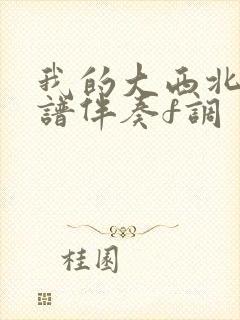 我的大西北动态谱伴奏f调