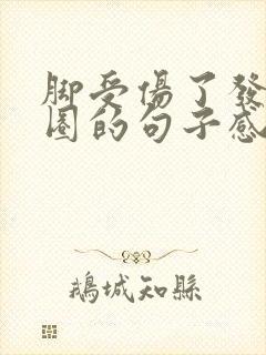 脚受伤了发朋友圈的句子感慨