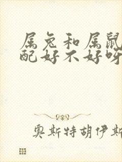 属兔和属鼠的婚配好不好呀