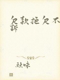 欠款拖欠不还起诉