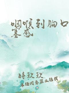 咽喉到胸口有堵塞感