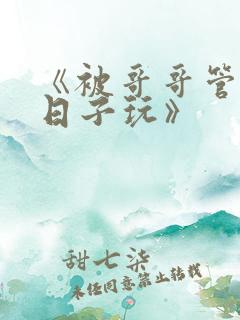 《被哥哥管教的日子玩》