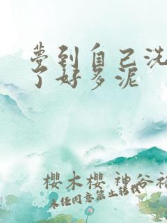 梦到自己洗澡搓了好多泥