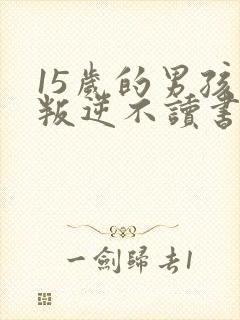 15岁的男孩子叛逆不读书怎么办