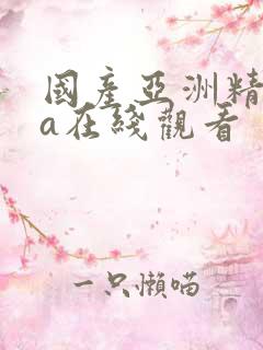 国产亚洲精品va在线观看