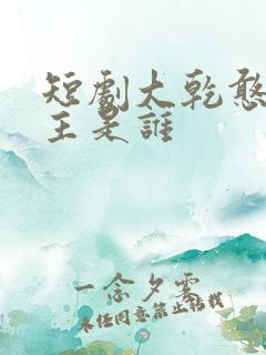 短剧大乾憨婿男主是谁