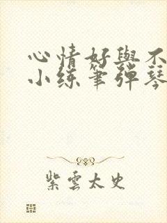 心情好与不好的小练笔弹琴