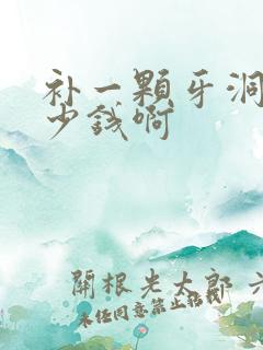 补一颗牙洞要多少钱啊