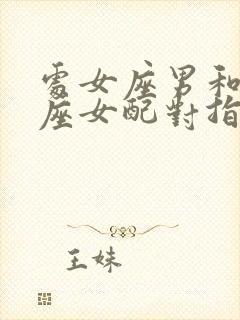 处女座男和摩羯座女配对指数