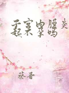 子宫内膜炎会引起不孕吗