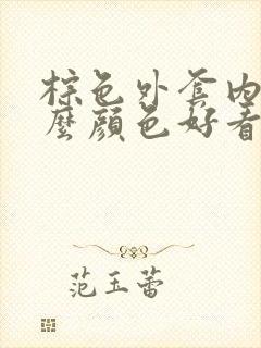 棕色外套内搭什么颜色好看