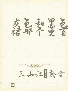 灰色和黑色半身裙哪个更百搭