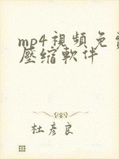 mp4视频免费压缩软件