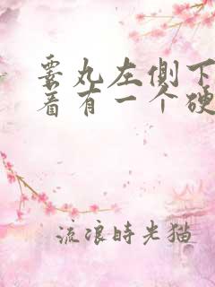 睾丸左侧下面摸着有一个硬疙瘩