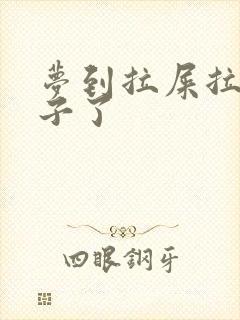 梦到拉屎拉裤兜子了