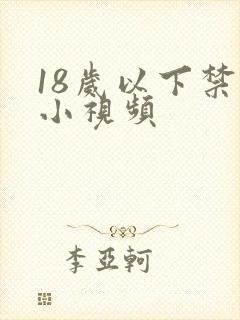 18岁以下禁看小视频