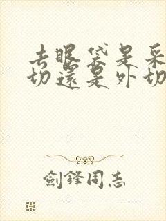 去眼袋是采用内切还是外切