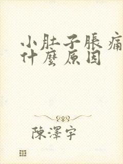 小肚子胀痛女性什么原因