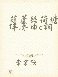 葫芦丝荷塘月色伴奏曲c调