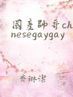 国产帅哥chinesegaygay