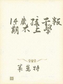 14岁孩子叛逆期不上学