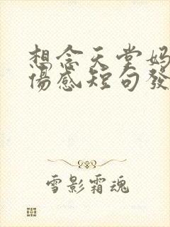 想念天堂妈妈最伤感短句发朋友圈