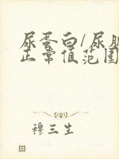 尿蛋白/尿肌酐正常值范围