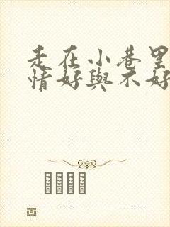 走在小巷里的心情好与不好