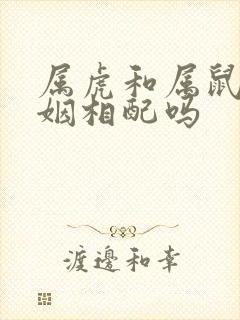 属虎和属鼠的婚姻相配吗