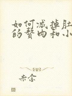 如何减掉肚子上的赘肉和小肚子