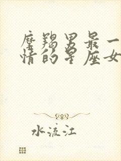 摩羯男最一见钟情的星座女