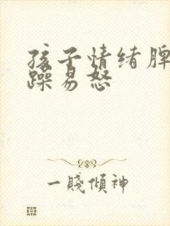 孩子情绪脾气暴躁易怒