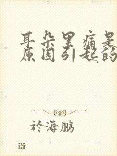 耳朵里痛是什么原因引起的