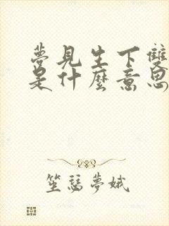 梦见生下双胞胎是什么意思