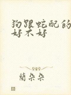 狗跟蛇配的婚姻好不好