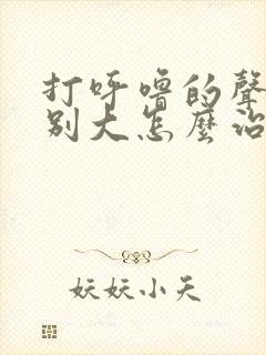 打呼噜的声音特别大怎么治