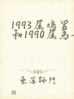 1993属鸡男和1990属马女的婚姻如何