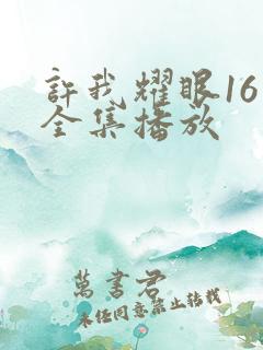 许我耀眼16集全集播放