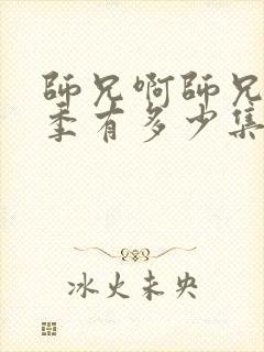 师兄啊师兄第二季有多少集