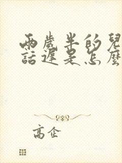 两岁半的儿童说话迟是怎么回事