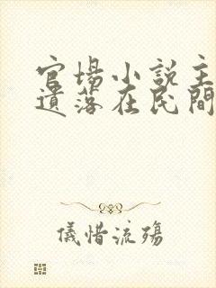 官场小说主角是遗落在民间的红三代