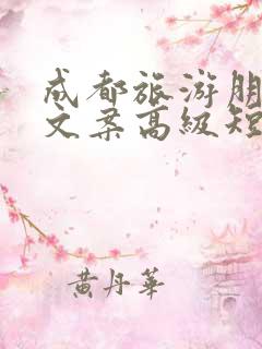 成都旅游朋友圈文案高级短句