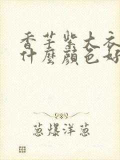 香芋紫大衣内搭什么颜色好看